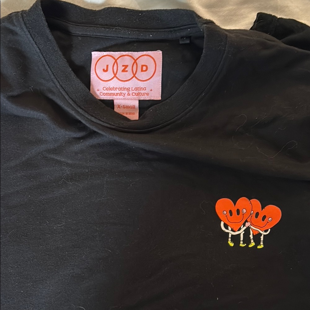Target PRIDE Collection 2023 Long Sleeve Shirt with Heart Design Inclusive Msg